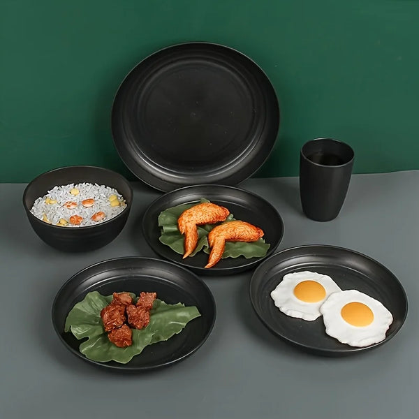 Unbreakable Camping Tableware Set  Lightweight Outdoor Dining Kit