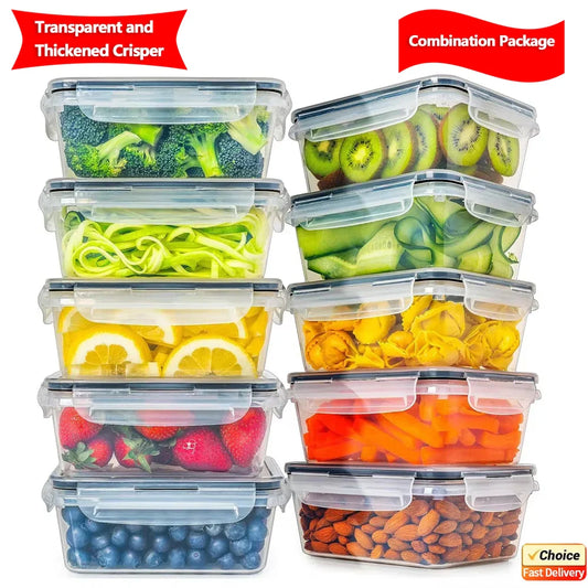 Snap-Lock Food Storage Set | Airtight Stackable Kitchen Containers