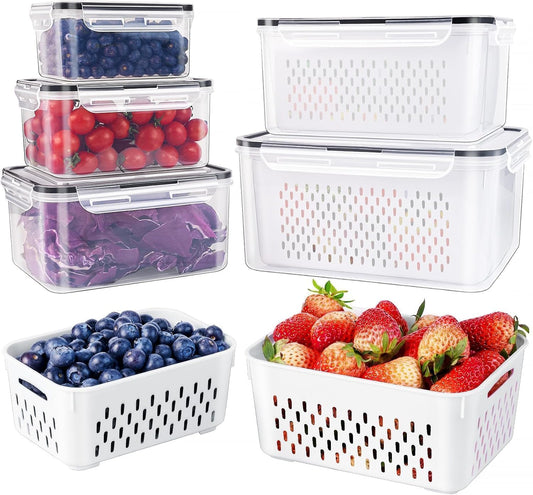Leakproof Fridge Fruit Keepers