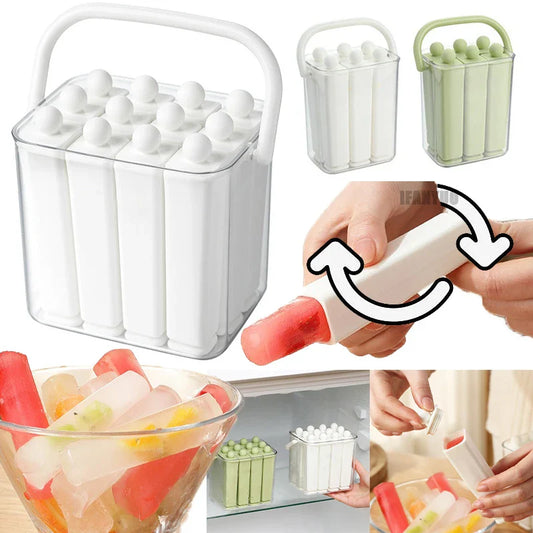 Chill & Create Ice Molds | Flexible Silicone Ice Cube Maker Tray