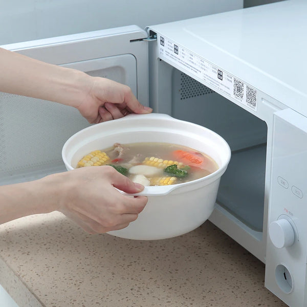 Eco-Friendly Microwave Soup Pot  Heat-Safe BPA-Free Cooking Bowl