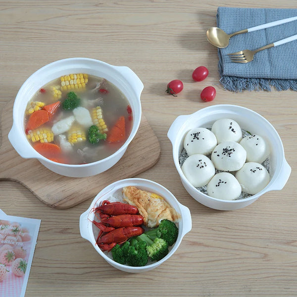 Eco-Friendly Microwave Soup Pot  Heat-Safe BPA-Free Cooking Bowl