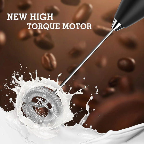 Ultimate Milk Frother Wand  Electric Handheld Foam Maker
