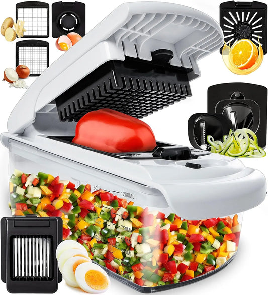 QuickSlice Vegetable Chopper | Multi-Function Food Cutter & Slicer